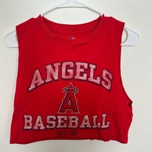 Cropped LA Angels tank
